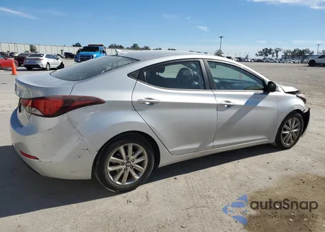 2014 Hyundai Elantra Se z USA, uszkodzony, nr VIN KMHDH4AE4EU064937